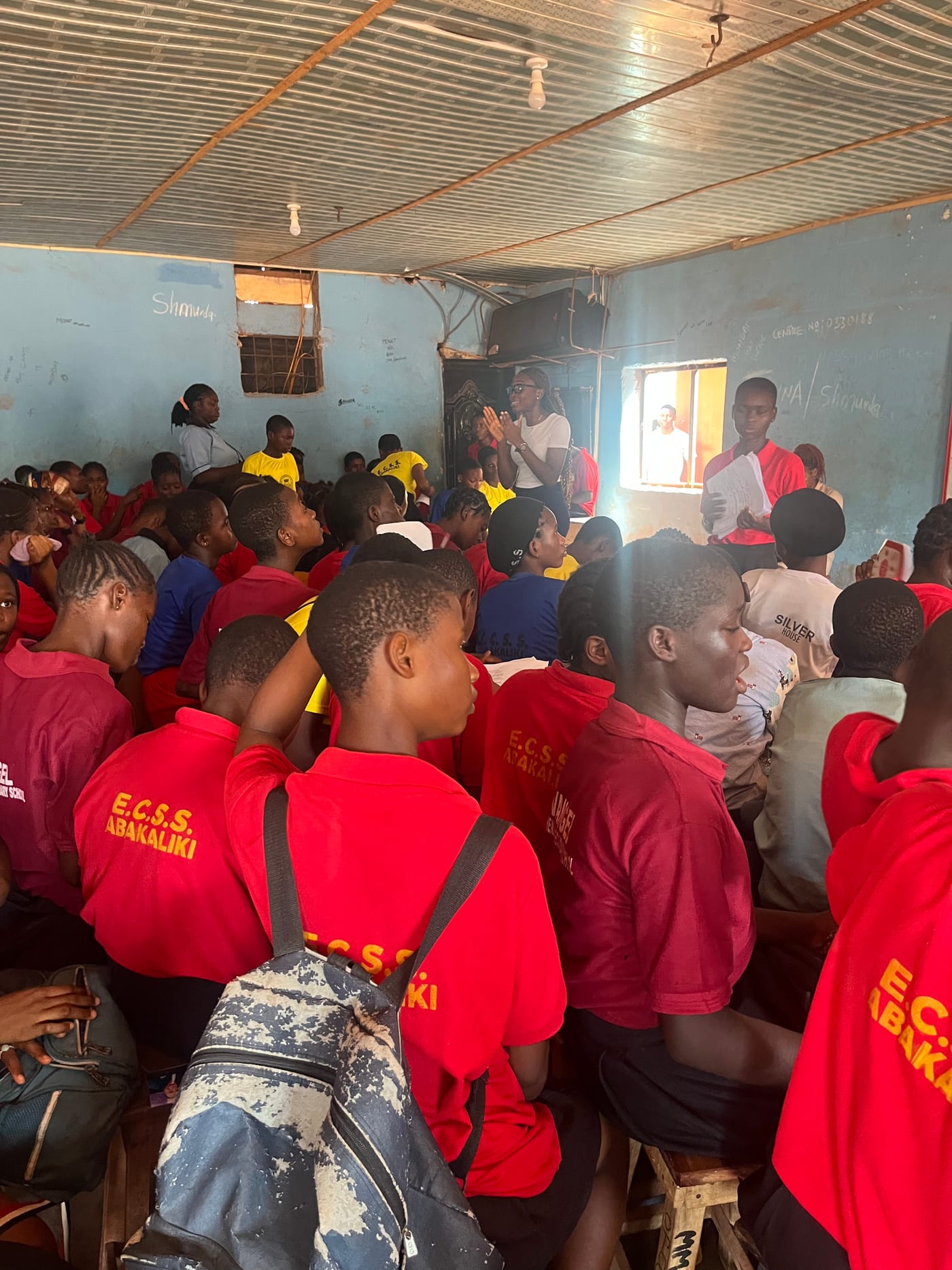 Students listening during a Her Path to Power session